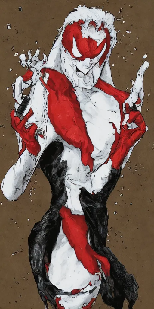 Prompt: michael morbius politely keeping the morb on the inside and not morbing all over the place