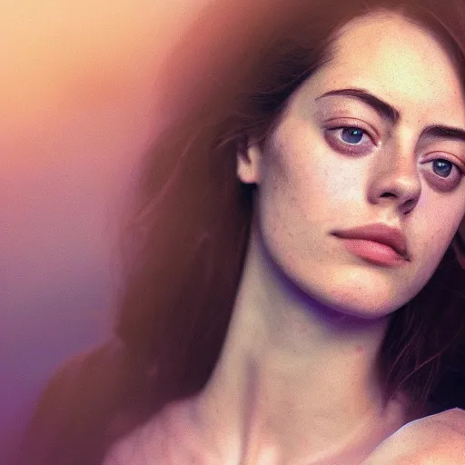 Image similar to portrait of a beautiful girl + kaya scodelario, in the deep dream water, beautiful smooth soft light + white petal, by personal photography, closeup, 4 k, highly detailed, instagram,