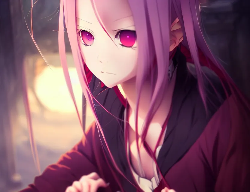 Image similar to a thief from waterdeep, by nashimanga from re : zero, by chuby mi, anime illustration, anime key visual, beautiful anime - style digital painting by wlop, amazing wallpaper