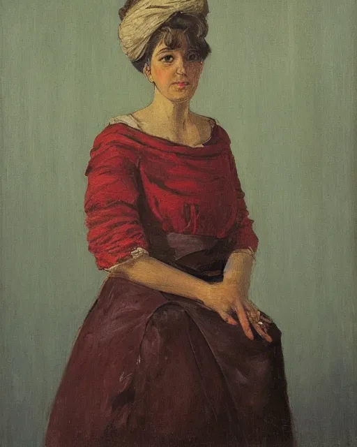 Prompt: portrait of a woman, ignacio fernandez rios