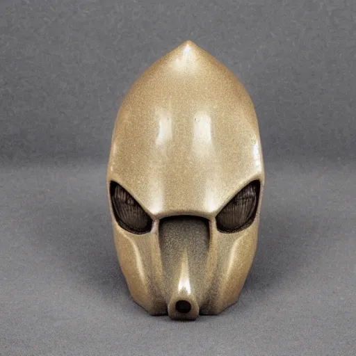 Image similar to Alien head chess piece