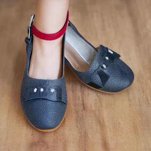 Prompt: product photo mary jane shoes