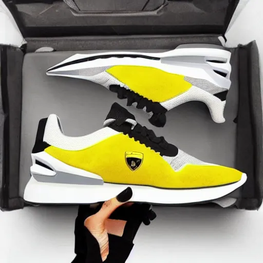 Image similar to lamborghini sneakers