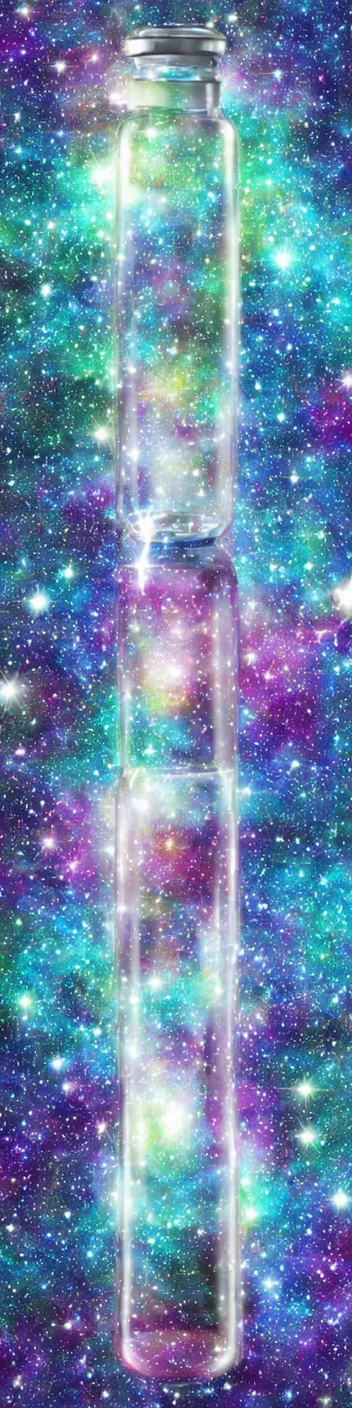 Image similar to Galaxy in a bottle