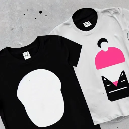 Image similar to simplified shapes, graphic tees, digital art