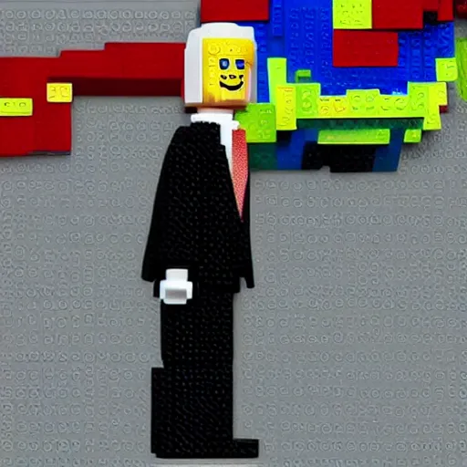 Image similar to joe biden made of lego