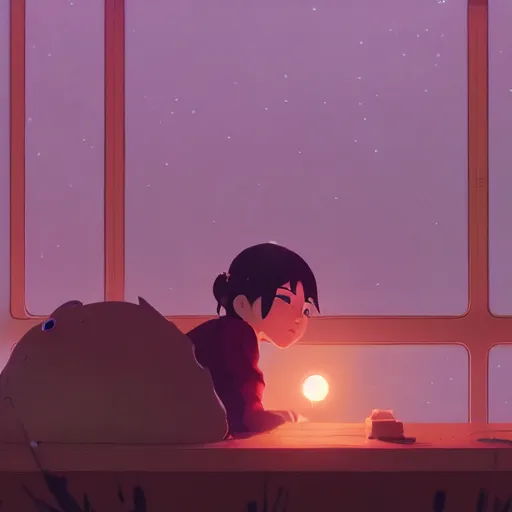 Image similar to poetry is the whispering of a truth by the shouting of the best possible lies, cory loftis, james gilleard, atey ghailan, makoto shinkai, goro fujita, studio ghibli, rim light, exquisite lighting, clear focus, very coherent, plain background