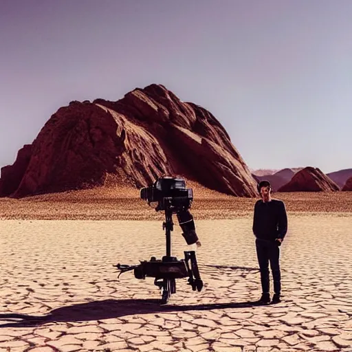 Image similar to 🐋🤖🦕👽🐳 in desert, photography by bussiere rutkowski andreas roch