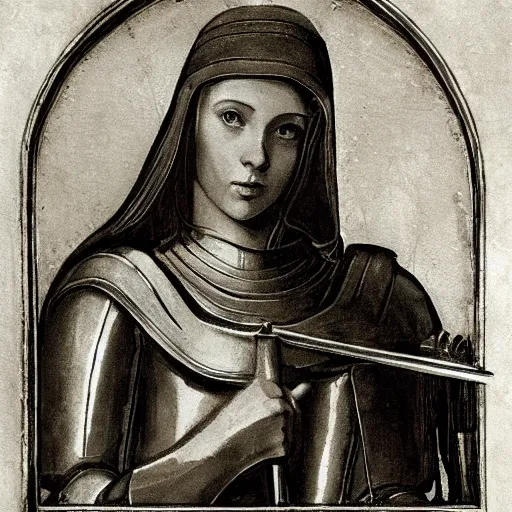 Image similar to Inquisition of most beautiful face young Jeanne d'Arc, extremely detailed faces, photorealistic, cinematic