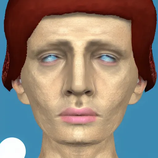 Prompt: High-resolution face generated by StyleGAN-2