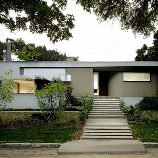 Image similar to late late modernist home, front house exterior photo