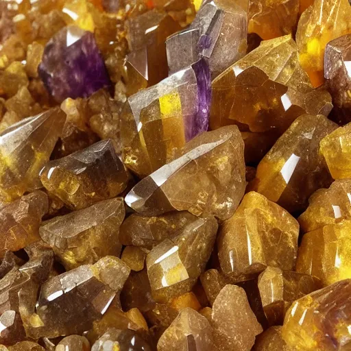 Prompt: wulfenite amethyst crystals