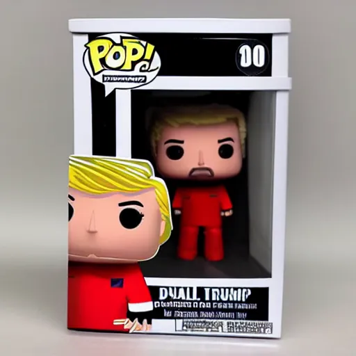 Prompt: donald trump funko pop