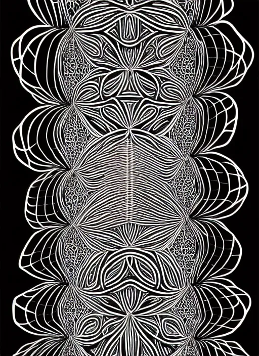 Image similar to symmetry! human cell, intricate, elegant, highly detailed, concept art, smooth, sharp focus, lineart, illustration,, penned with black on white, 8 k