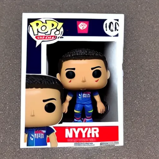 Image similar to neymar funko pop