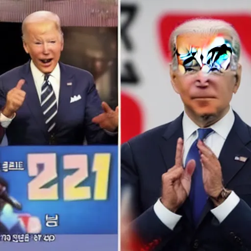 Image similar to joe biden korean k-pop idol