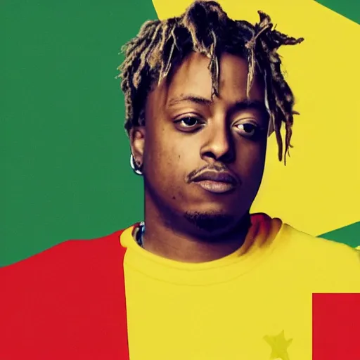 Prompt: juice wrld holding up a germany flagdigital art 4 k the detailed super realistic