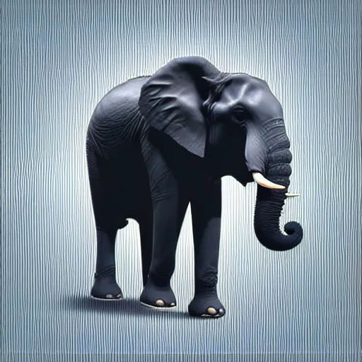 Prompt: A photo of an elephant, isometric view, transparent background, photography, stock photo