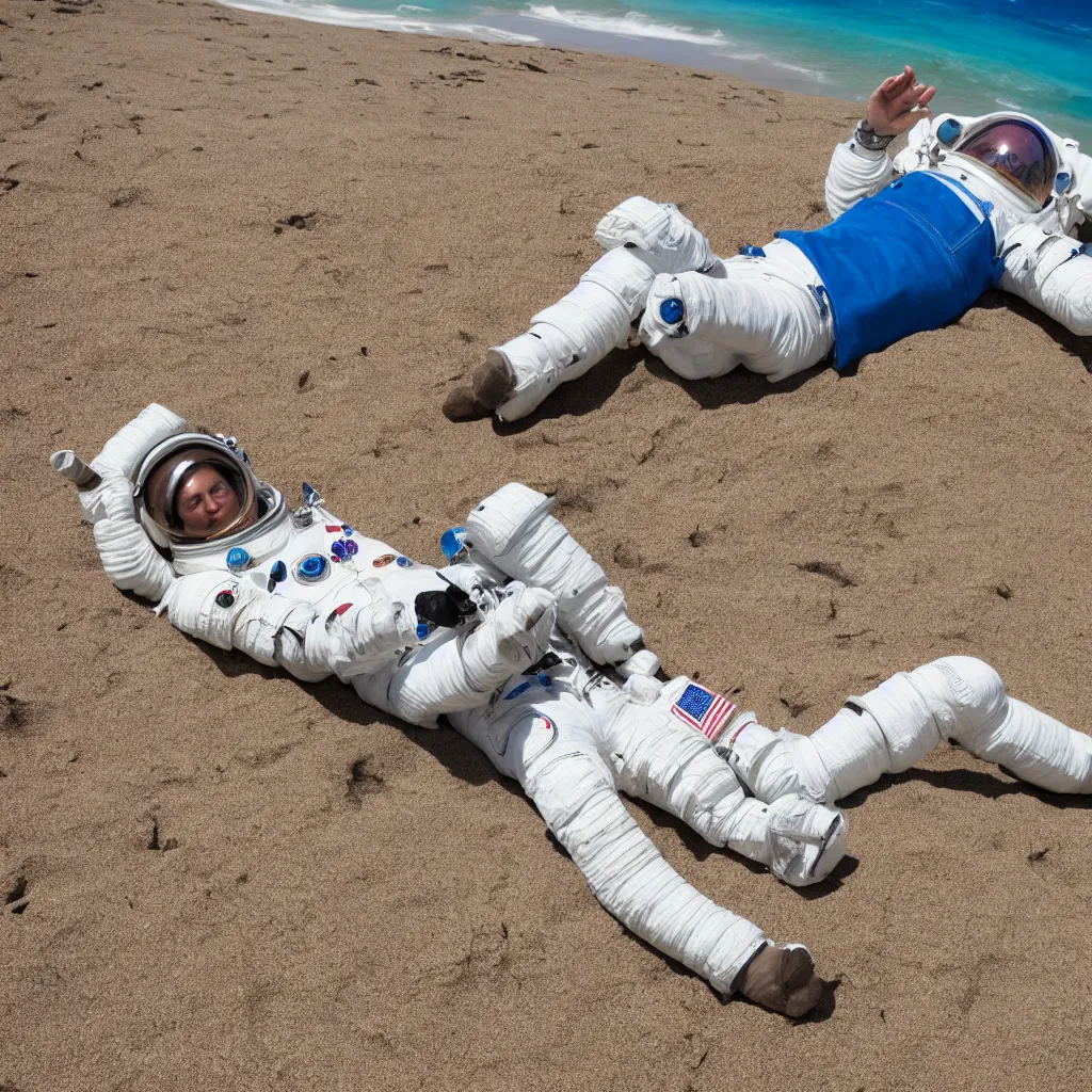 astronaut beach