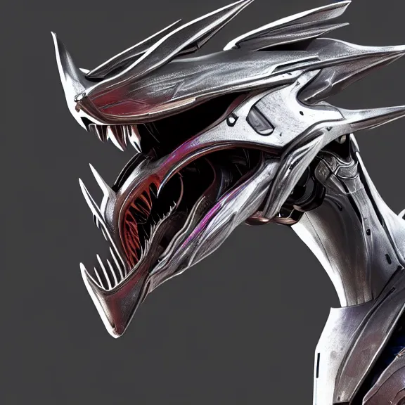 Prompt: close up mawshot of a cute elegant beautiful stunning anthropomorphic female robot dragon, with sleek silver metal armor, glowing OLED visor, facing the camera, the open maw being highly detailed and soft,food pov, micro pov, digital art, pov furry art, anthro art, furry, warframe art, high quality, 3D realistic, dragon mawshot, maw art, macro art, micro art, dragon art, Furaffinity, Deviantart, Eka's Portal, G6