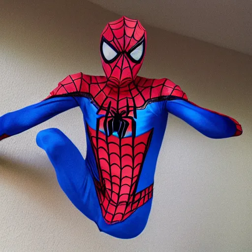 Image similar to Spiderman in swimsuit