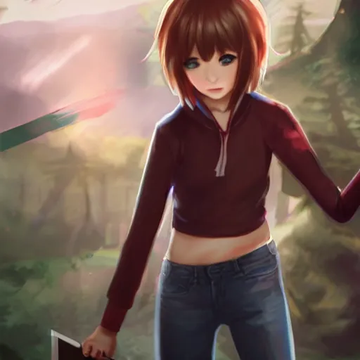 Image similar to Max Caulfield as a League of Legends champion