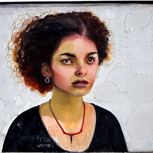 Image similar to photo of young woman by sonia hale