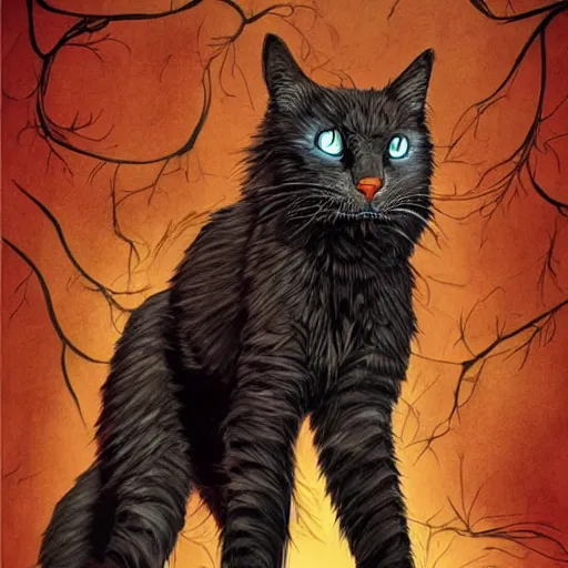 Image similar to book cover for warrior cats by wayne mcloughlin