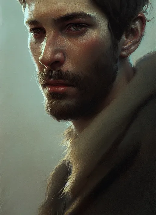 Prompt: portrait of the son of sharon stone and robert the niro, victorian, concept art, detailed face, fantasy, close up face, highly detailed, cinematic lighting, digital art painting by greg rutkowski