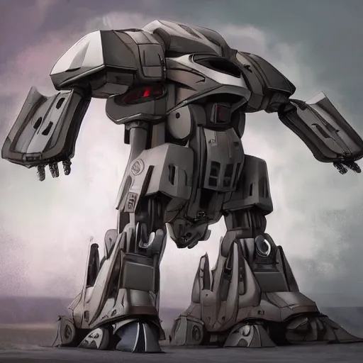 Image similar to hard surface heavy mecha by ute osterwalder