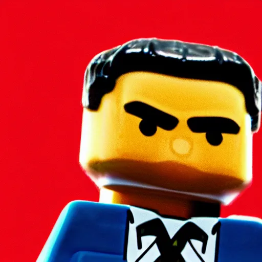 Prompt: Ben shapiro as a Lego man