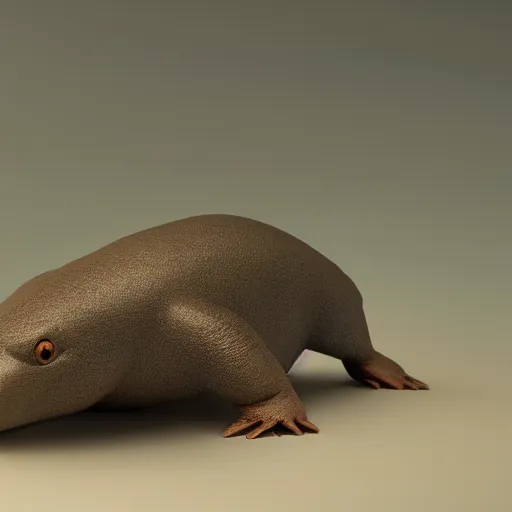 Image similar to 3 d render of a platypus, national geographic, realistic, cinematic lighting, 8 k, cute, adorable