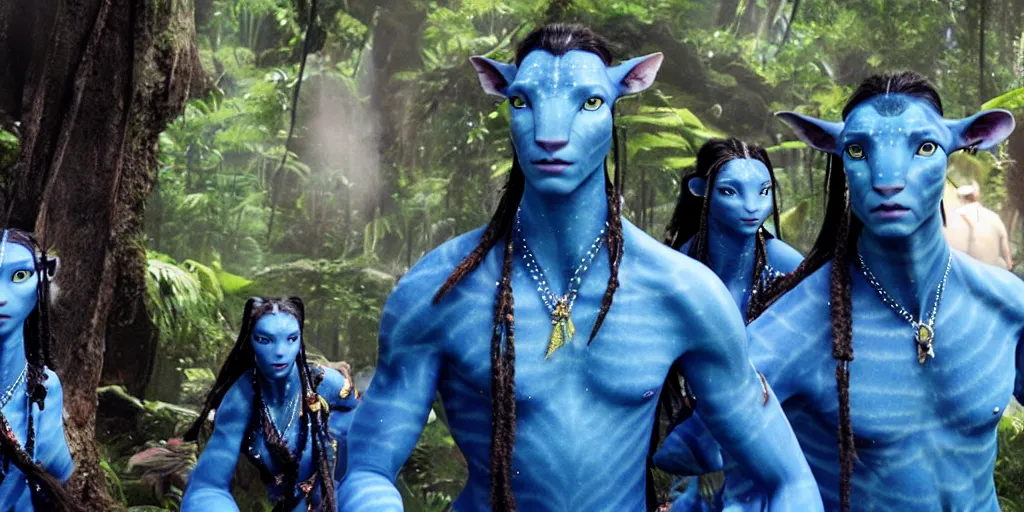 Image similar to still from avatar 2