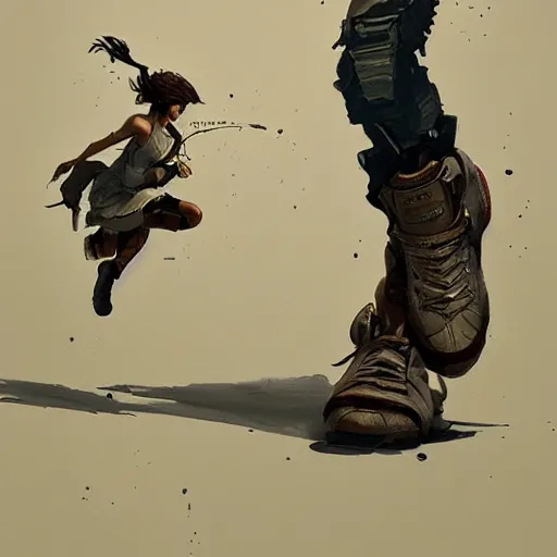 Image similar to sneaker, steampunk, sculpture, concept art, smooth, sharp focus, illustration, art by greg rutkowski