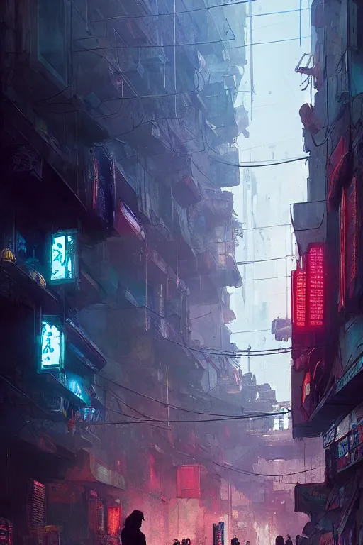 Prompt: a cinematic scene from the cyberpunk istanbul, concept art by james gurney and greg rutkowski, dramatic lighting, ultra hd, hdr, 8 k