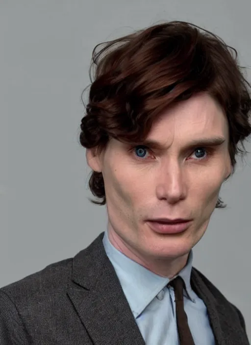 Image similar to photograph of a combination of cillian murphy and christina hendricks