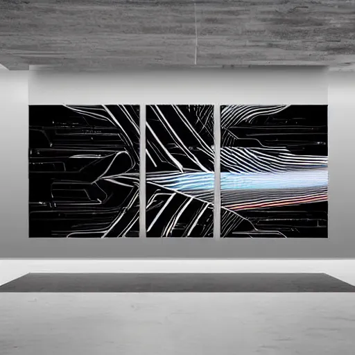 Image similar to big pattern noise sci-fi organic zaha hadid car ash thorp car khyzyl saleem organic car Daniel Simon design formula 1 car airbus design 25% of canvas and wall structure in the coronation of napoleon painting by Jacques-Louis David and in the blade runner 2049 film search pinterest keyshot product render cloudy plastic ceramic material shiny gloss water reflections ultra high detail ultra realism 4k in plastic dark tilt shift