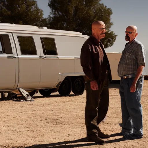 Prompt: a film still of walter white's father in breaking bad, walter white's father in breaking bad, his father, old man, realistic, hyperrealistic, ultra realistic, real, real world, highly detailed, very detailed, extremely detailed, intricate details, 8 k resolution, hd quality, film still