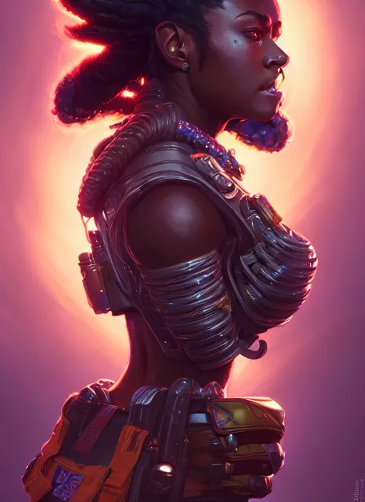 Prompt: portrait of apex legends darkseide, intricate, elegant, glowing lights, highly detailed, digital painting, artstation, glamor pose, concept art, smooth, sharp focus, illustration, art by artgerm and greg rutkowski, artey freytag