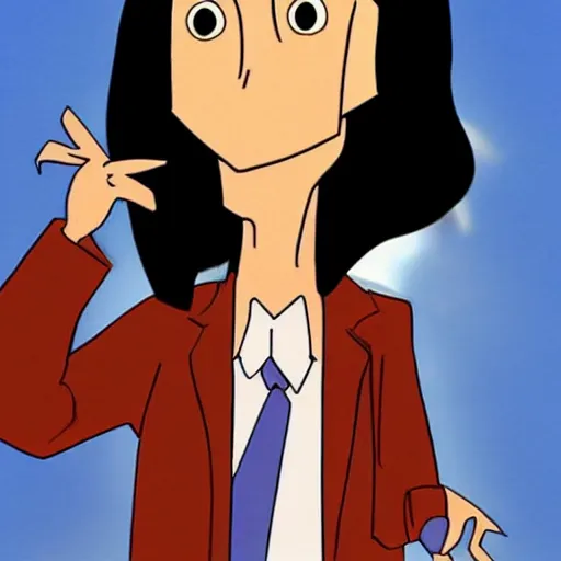 Prompt: tommy wiseau as a character in hey arnold