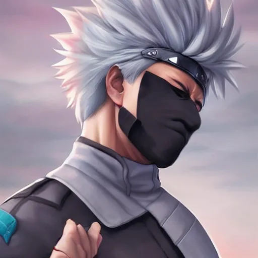 Kakashi-sensei's face?!, an art print by SnailRoyal - INPRNT