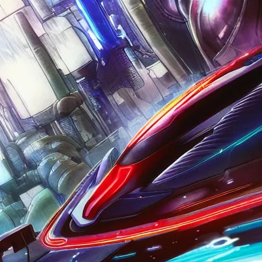 Prompt: A beautiful portrait of the god of speed running through futuristic Tokyo, cinematic, epic fantasy, in the style of Redline, Yusuke Murata, Akihikio Yoshida. 3d with depth of field, blurred background. nautilus. A highly detailed epic cinematic concept art CG render. made in Blender and Photoshop, octane render, excellent composition, cinematic dystopian brutalist atmosphere. dynamic lighting. dramatic lighting. cinematic lighting. aesthetic. stylized. very inspirational. Golden hour. detailed. hq. realistic. warm light. vibrant color scheme. highly detailed. muted colors. Moody. Filmic. details. details. details.
