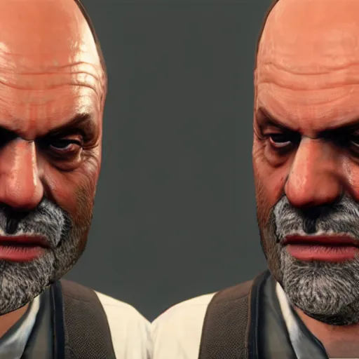 Prompt: hide the pain harold in gta 5, unreal engine 5 detail, by gta 5