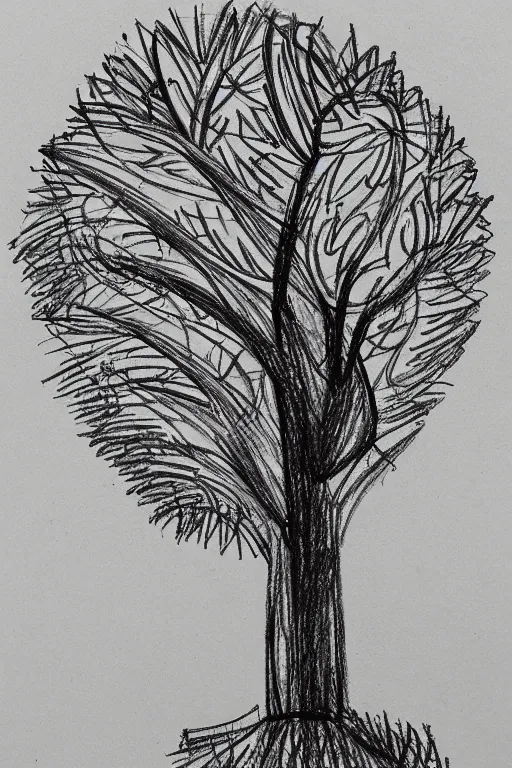 vector tree sketch engraving, silhouette of a tree hand drawn, black and  white illustration, vintage treee drawing, tree in engraving style Stock  Vector | Adobe Stock