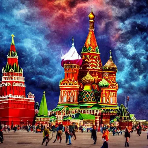 Image similar to fantasy_artwork_hyper_detailed_very_very_very_very_very_very_very_very_very_very_very_very_very_very_very_very_very of Dragon on the Red square, Moscow,