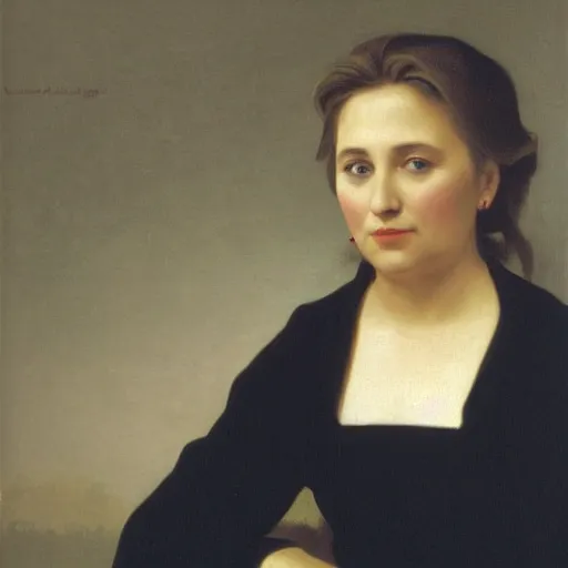 Prompt: a portrait of Hillary Clinton by William Bouguereau H 704