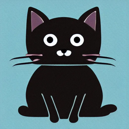 Image similar to “cute kitty vector art”