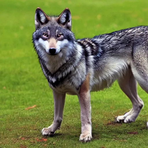 Image similar to Furless wolf