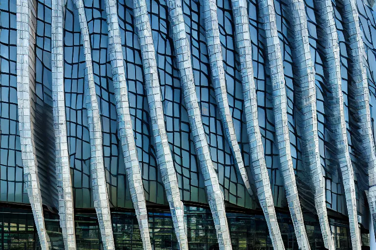 Image similar to Futuristic Facades with biomimicry carvings