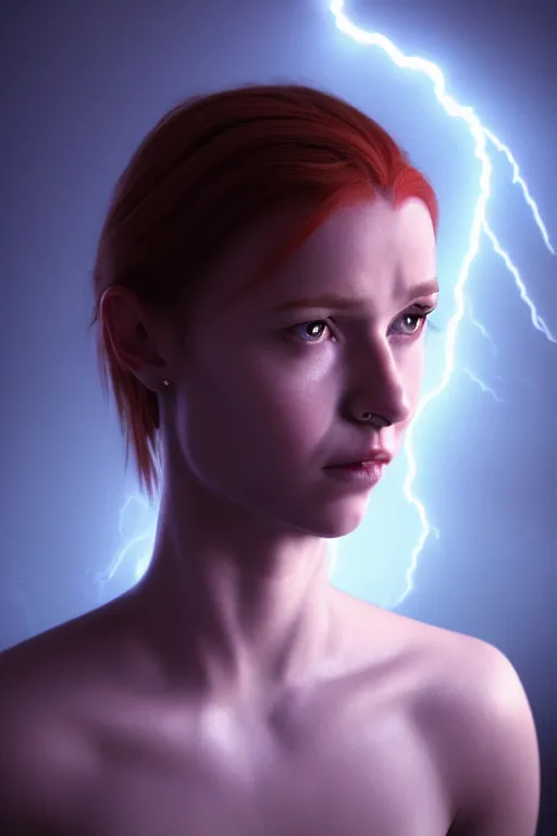 Prompt: head portrait of Lilith wearing a uniform, portrait, mythology, photo-realistic, hyper-realism, octane render, dramatic lightning, cinematic, by Allan Ramsay